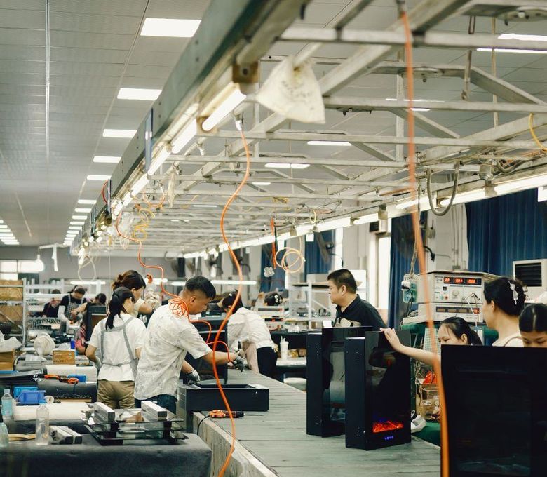 Fireplace manufacturing plant