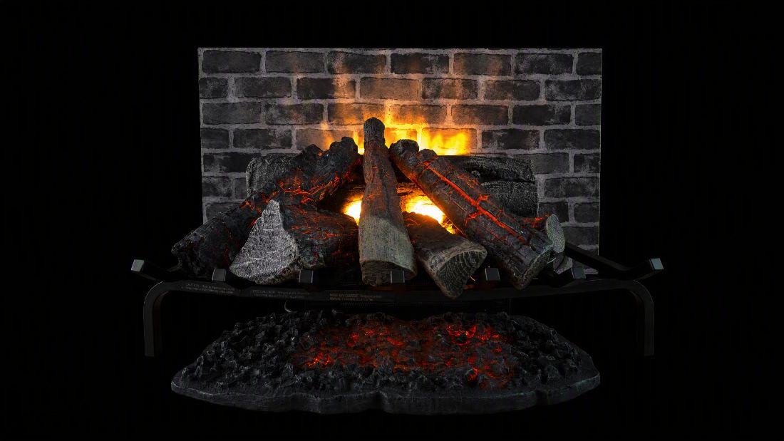 Decorative log set