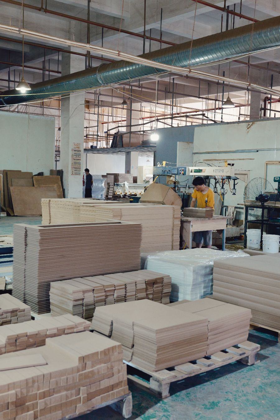 Wood mantel factory